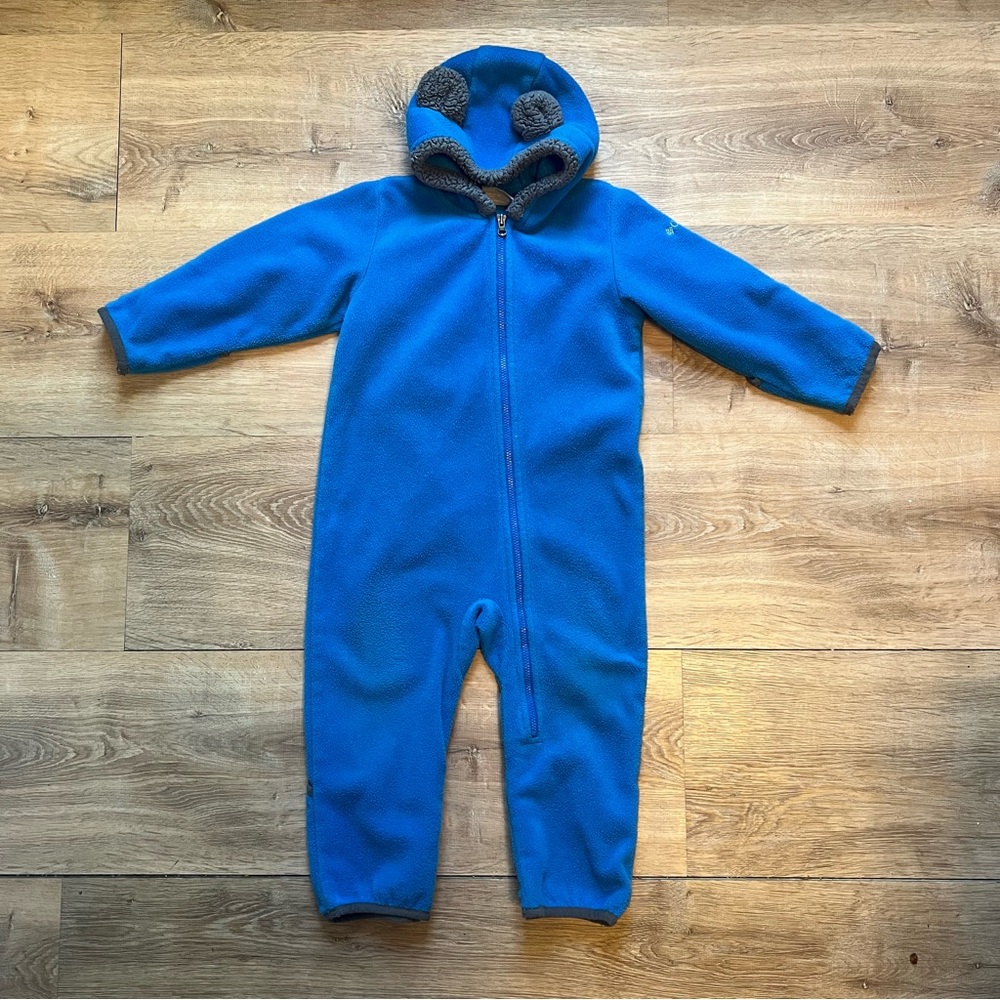 Columbia boys fleece jacket suit 24 months blue